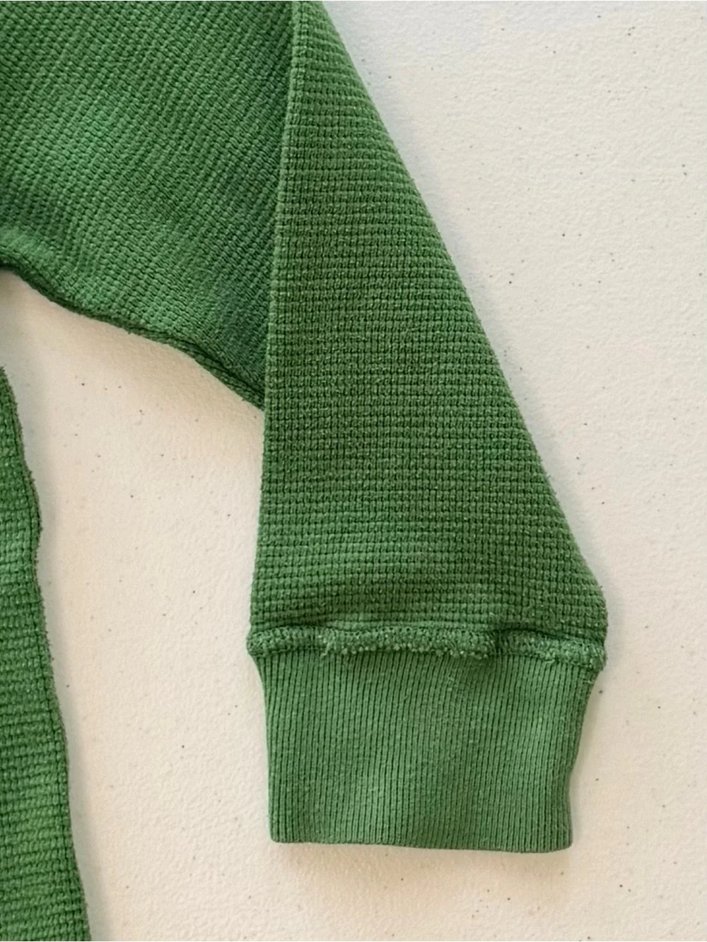 The Children's Place Green Waffle-Knit 'Regional Squad' Long Sleeve Tee